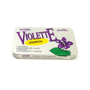 Pastiglie di Liquirizia aromatizzate alla Violetta 12 g Kordofan