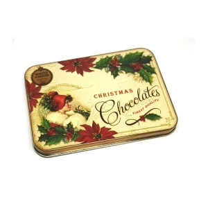 Latta Rettangolare Piccola Nostalgia - Christmas Chocolates 14,2 x 10,1 x 3,7 cm