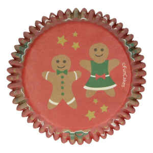 Pirottini - Cupcake Omino Pan Di Zenzero 48 Pz FunCakes