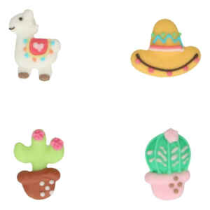 Sugar Decorations Set Alpaca 8 Pz FunCakes