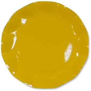 Piatti Piani di Carta a Petalo Giallo 24 cm Extra