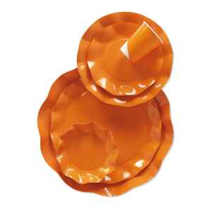 Bicchieri di Plastica Arancione 300 cc Extra