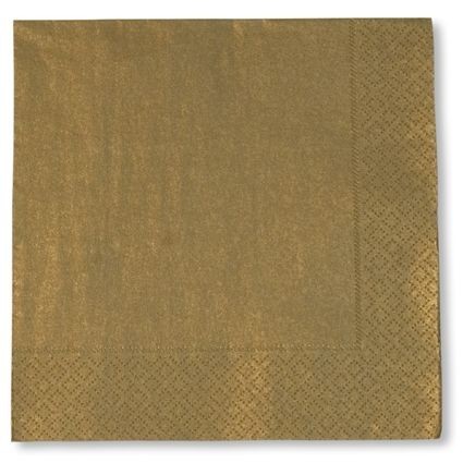 Tovaglioli Oro 33 x 33 cm 3 confezioni Extra