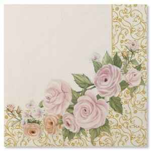 Tovaglioli Rose Flower 33 x 33 cm 3 confezioni Extra