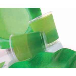 Bicchieri di Plastica Bicolore Verde - Verde Scuro 250 cc 8 Pezzi