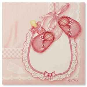 Tovaglioli Eccomi - Baby Rosa 33 x 33 cm 3 confezioni Extra