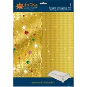 Tovaglia Rettangolare XMAS LIGHT GOLD 140 x 240 cm Extra