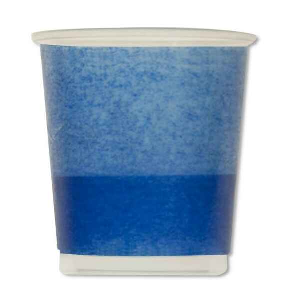 Bicchieri di Plastica Bicolore Turchese - Blu Cobalto 250 cc 8 Pz