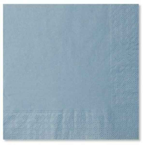 Tovaglioli Celeste 33 x 33 cm 20 Pz