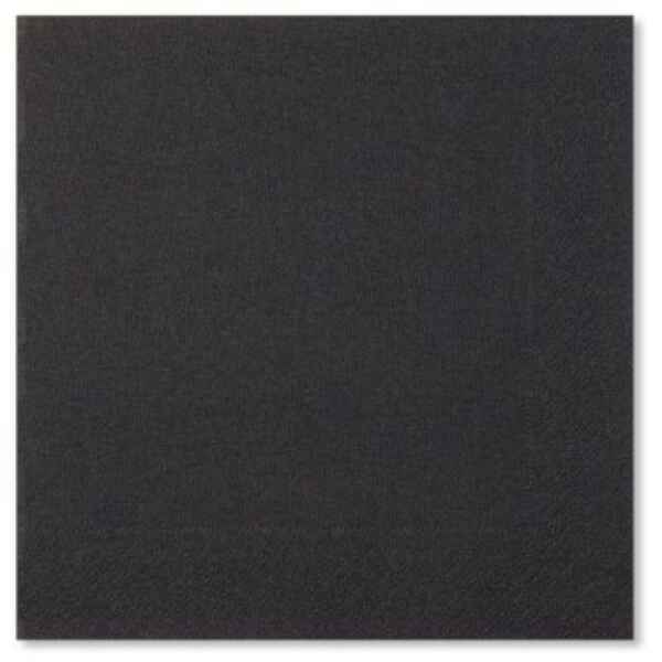 Tovaglioli Nero 33 x 33 cm 20 Pezzi