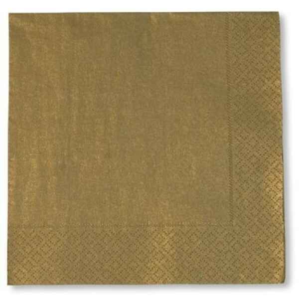 Tovaglioli Oro 33 x 33 cm