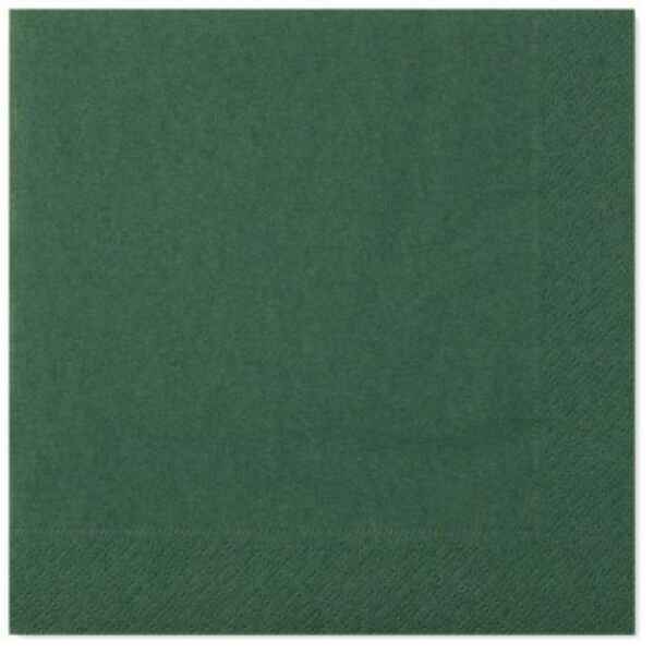 Tovaglioli Verde Scuro 33 x 33 cm 20 Pezzi