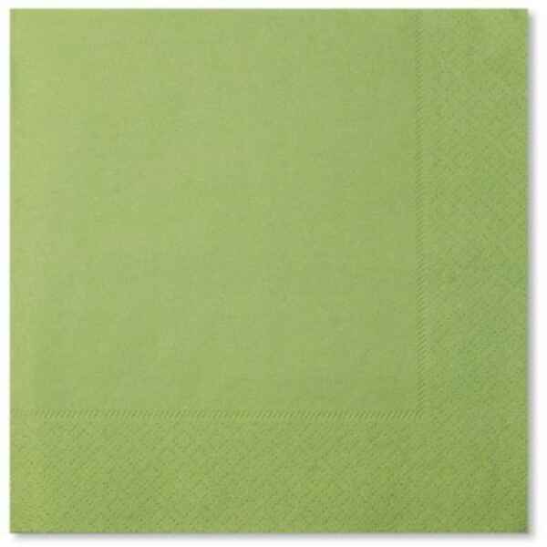 Tovaglioli Verde chiaro 33 x 33 cm 20 Pezzi