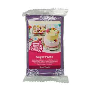 Pasta di Zucchero Fondant Viola Regale 250 g Senza Glutine FunCakes