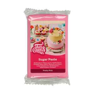 Pasta di Zucchero Fondant Rosa Pretty Pink 250 g Senza Glutine FunCakes