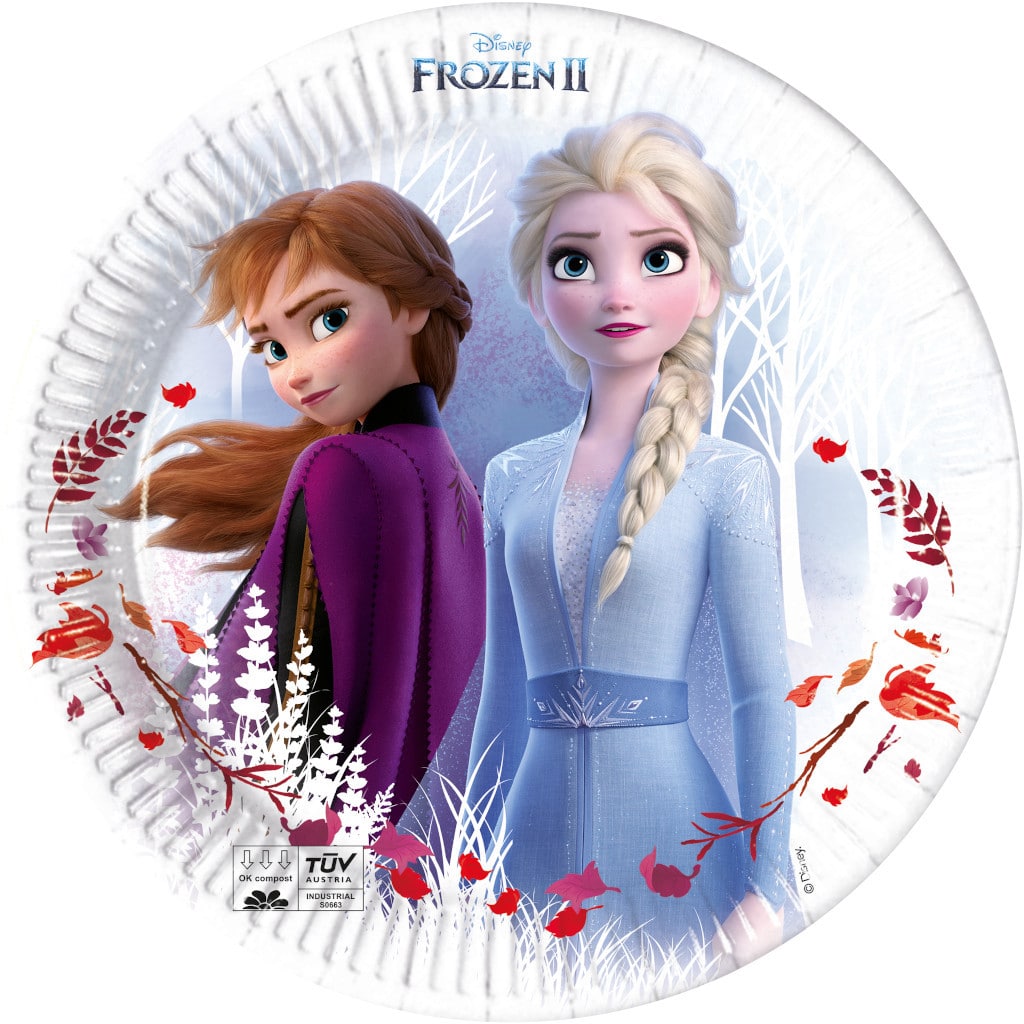 Piatto di carta Frozen 23 cm Frozen