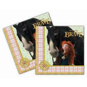 Tovagliolo di carta 33 x 33 cm Brave 20 Pz Disney