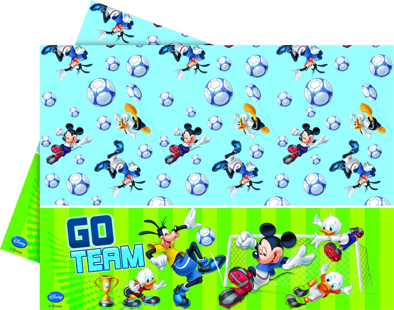 Tovaglia in Plastica 120 x 180 cm Mickey Mouse Goal Team Disney -  CakeCaramella